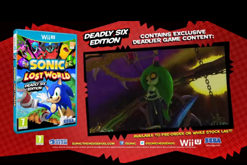 Face Your Nightmares in Sonic Lost World's Special Edition